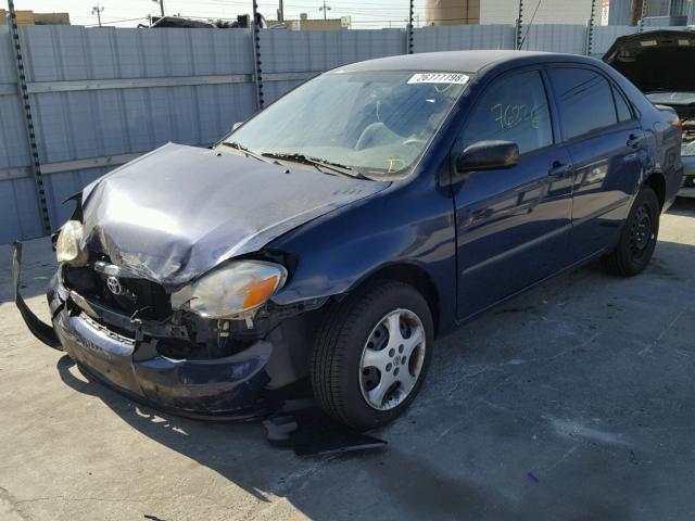 1NXBR32E08Z016126 - 2008 TOYOTA COROLLA CE BLUE photo 2