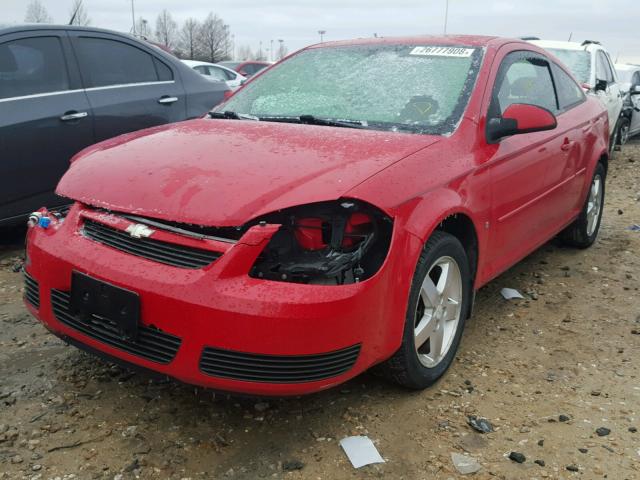 1G1AL15F967603889 - 2006 CHEVROLET COBALT LT RED photo 2