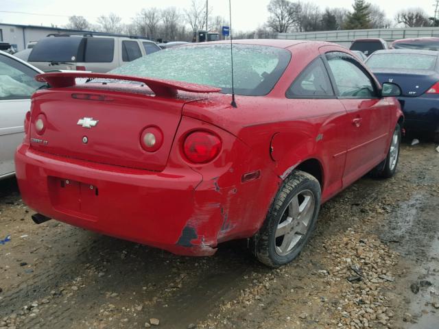 1G1AL15F967603889 - 2006 CHEVROLET COBALT LT RED photo 4