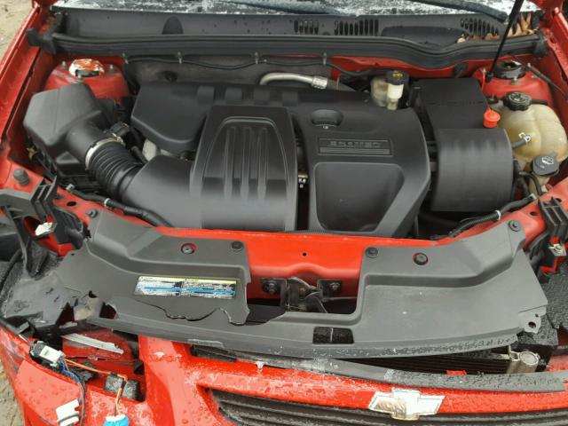 1G1AL15F967603889 - 2006 CHEVROLET COBALT LT RED photo 7