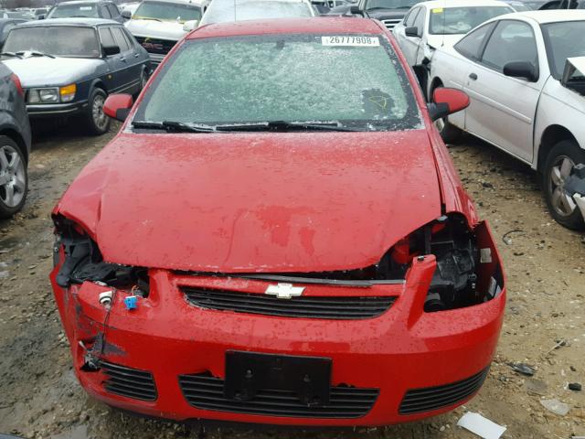 1G1AL15F967603889 - 2006 CHEVROLET COBALT LT RED photo 9