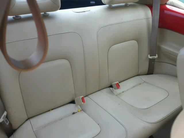 3VWCC21C0XM408494 - 1999 VOLKSWAGEN NEW BEETLE 红色 照片 6