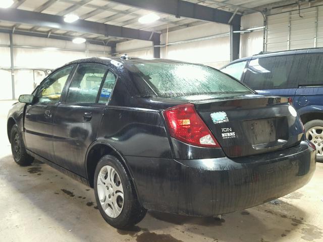 1G8AJ52F55Z177480 - 2005 SATURN ION LEVEL BLACK photo 3