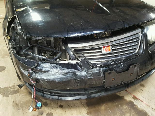 1G8AJ52F55Z177480 - 2005 SATURN ION LEVEL BLACK photo 9