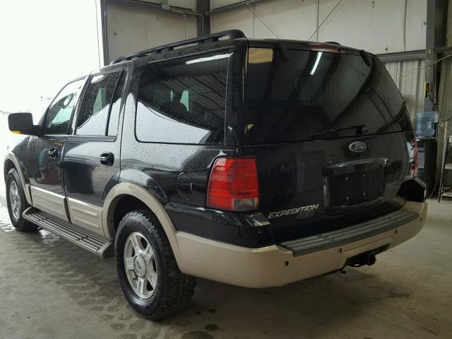 1FMFU17585LA32668 - 2005 FORD EXPEDITION BLACK photo 3