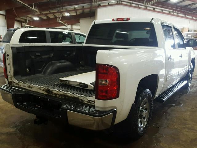 3GCPKREA1CG107105 - 2012 CHEVROLET SILVERADO WHITE photo 4