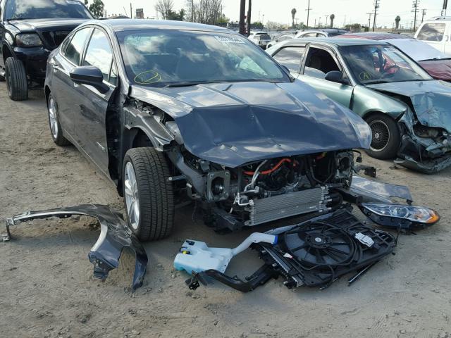 3FA6P0UU5JR100802 - 2018 FORD FUSION S H GRAY photo 1