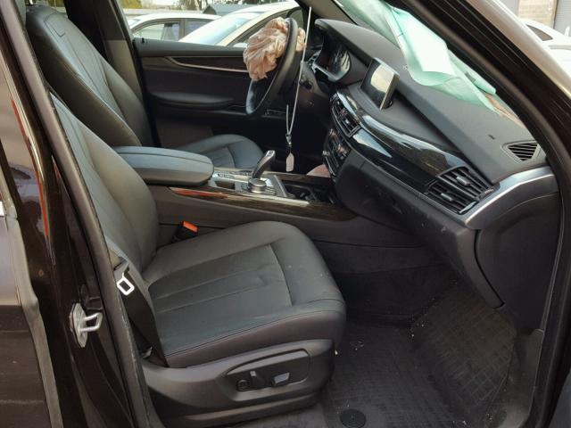 5UXKR0C55H0V50424 - 2017 BMW X5 XDRIVE3 BROWN photo 5