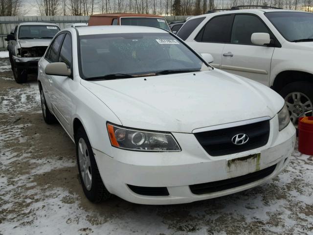 5NPET46C86H103202 - 2006 HYUNDAI SONATA GL WHITE photo 1