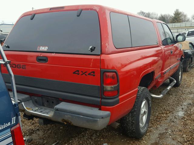 3B7HF13Z3XM598061 - 1999 DODGE RAM 1500 RED photo 4