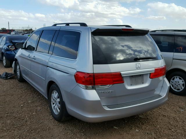 5FNRL3H45AB010839 - 2010 HONDA ODYSSEY EX BLUE photo 3