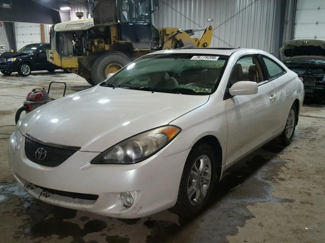 4T1CE38P86U746775 - 2006 TOYOTA CAMRY SOLA WHITE photo 2