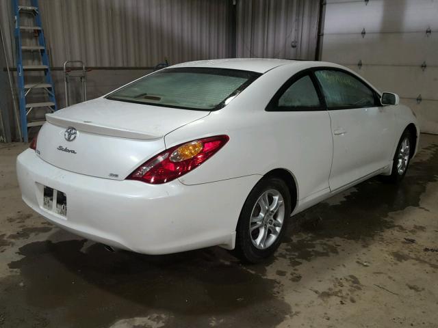 4T1CE38P86U746775 - 2006 TOYOTA CAMRY SOLA WHITE photo 4