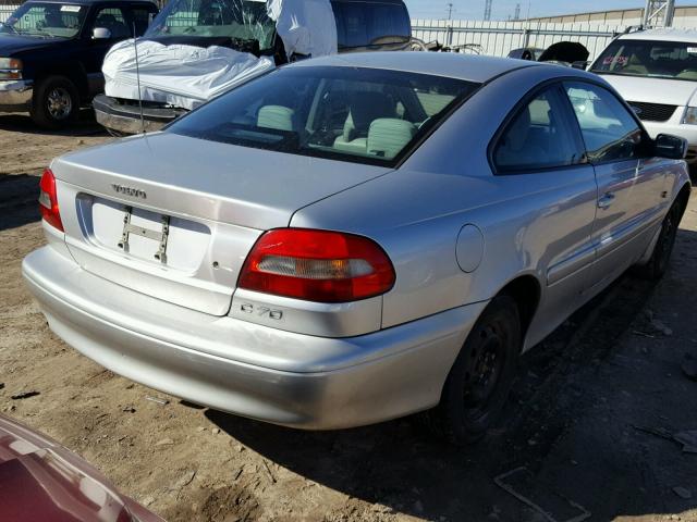 YV1NK53D52J032512 - 2002 VOLVO C70 SILVER photo 4