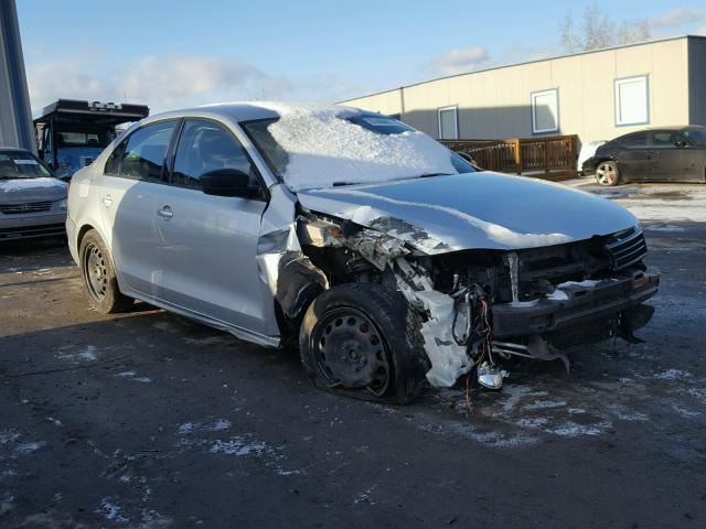 3VW2K7AJXCM335493 - 2012 VOLKSWAGEN JETTA BASE 银色 照片 1