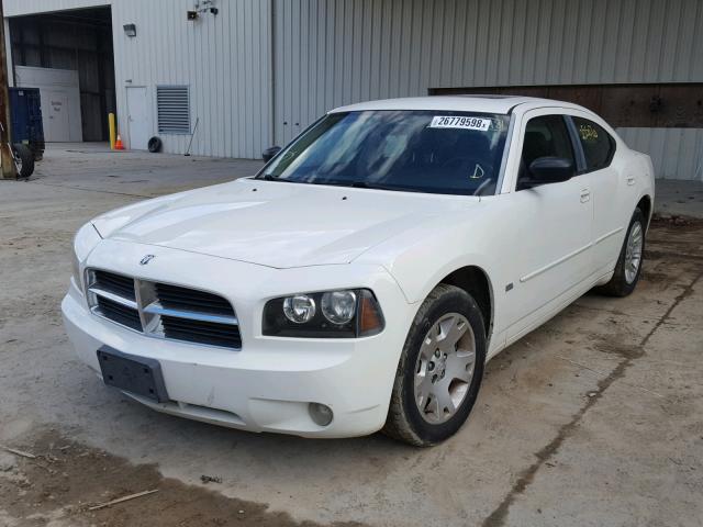 2B3KA43G87H641071 - 2007 DODGE CHARGER SE WHITE photo 2