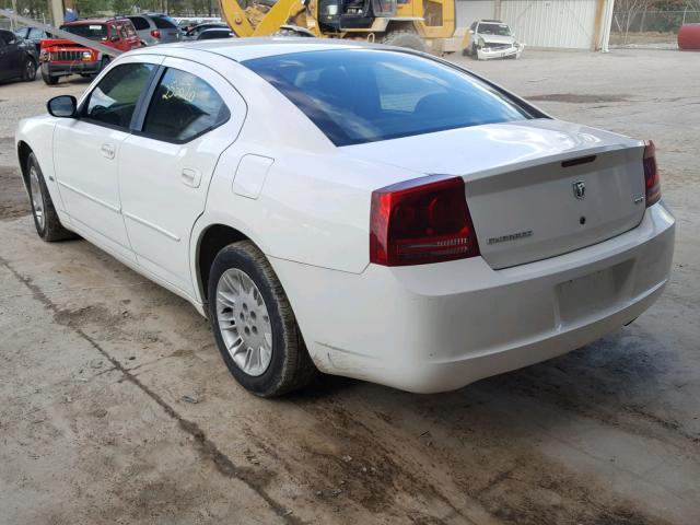 2B3KA43G87H641071 - 2007 DODGE CHARGER SE WHITE photo 3