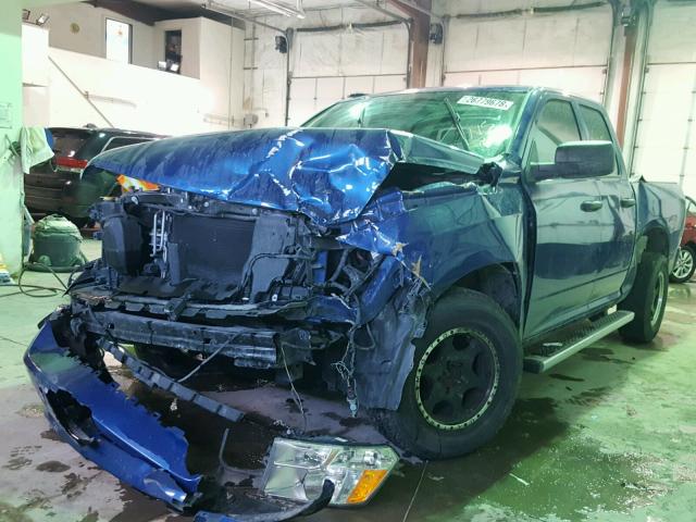 1C6RR7FG9FS619467 - 2015 RAM 1500 ST BLUE photo 2