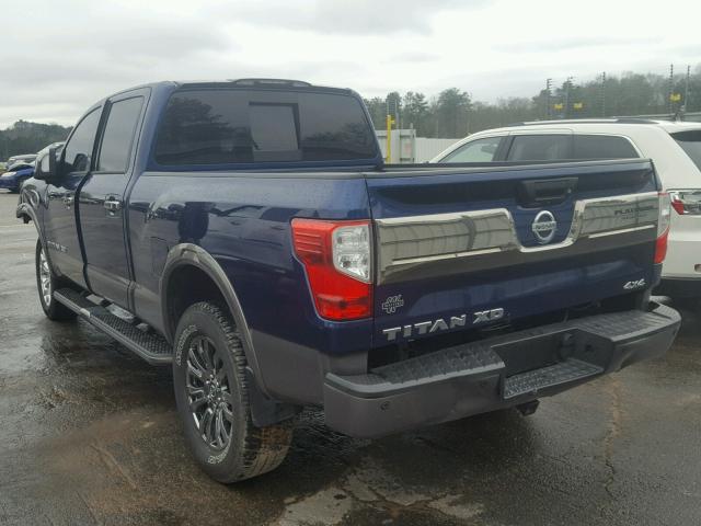 1N6BA1F4XGN503616 - 2016 NISSAN TITAN XD S BLUE photo 3