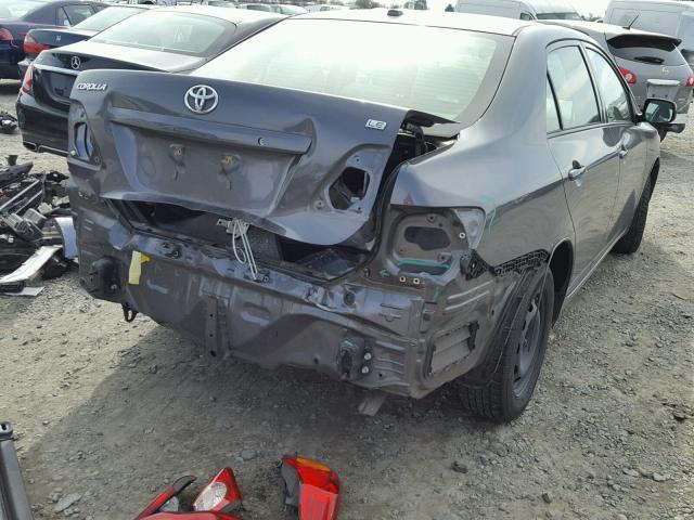 JTDBL40EX9J030648 - 2009 TOYOTA COROLLA BA GRAY photo 4