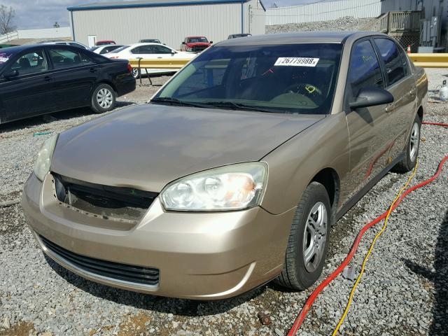 1G1ZS57F27F127292 - 2007 CHEVROLET MALIBU LS TAN photo 2