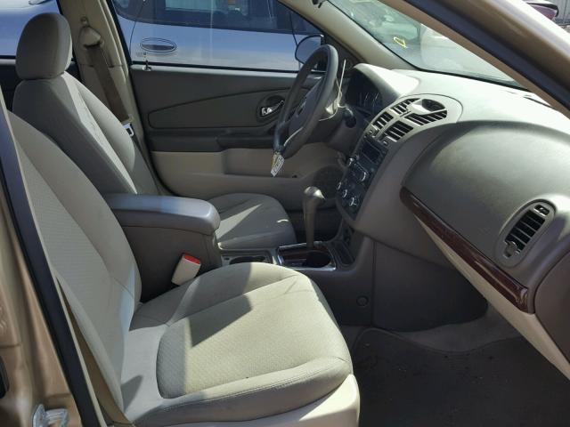 1G1ZS57F27F127292 - 2007 CHEVROLET MALIBU LS TAN photo 5