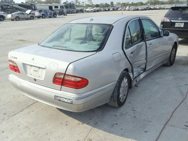 WDBJF65J7YB015259 - 2000 MERCEDES-BENZ E 320 SILVER photo 4