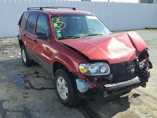 1FMYU02Z26KA45078 - 2006 FORD ESCAPE XLS RED photo 1