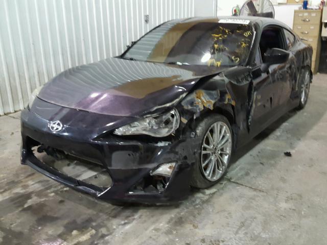 JF1ZNAA1XD2709539 - 2013 TOYOTA SCION FR-S შავი ფოტო 2