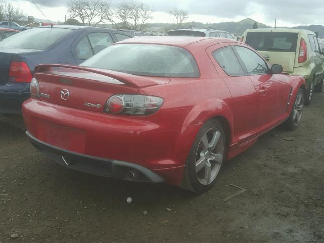 JM1FE173340117790 - 2004 MAZDA RX8 RED photo 4