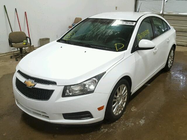 1G1PJ5SCXC7146944 - 2012 CHEVROLET CRUZE ECO WHITE photo 2