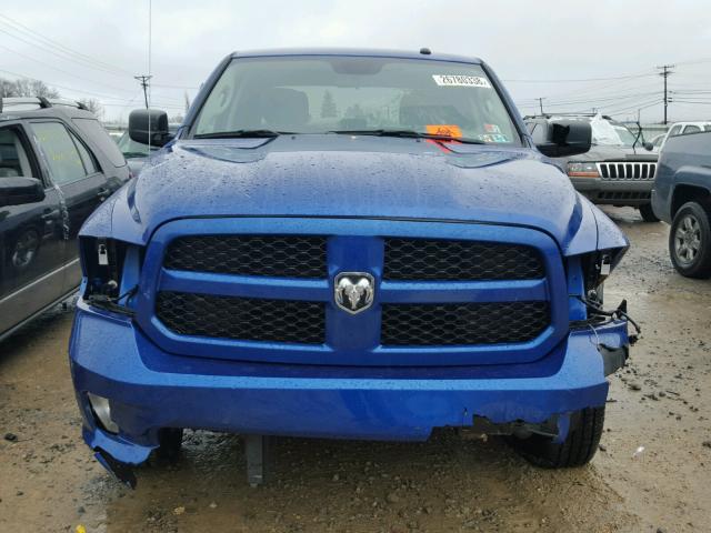 3C6RR7KT0HG602585 - 2017 RAM 1500 ST BLUE photo 7