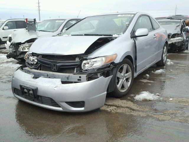 2HGFG12948H557851 - 2008 HONDA CIVIC EXL SILVER photo 2