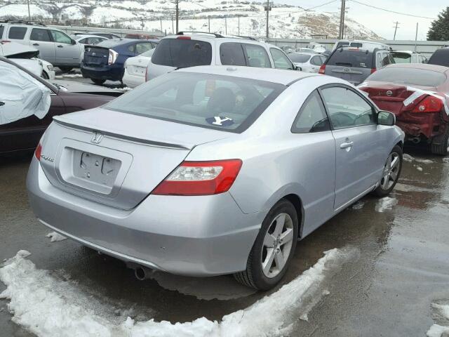 2HGFG12948H557851 - 2008 HONDA CIVIC EXL SILVER photo 4