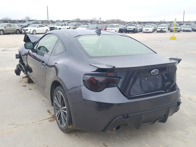 JF1ZCAC12E8601031 - 2014 SUBARU BRZ 2.0 LI GRAY photo 3