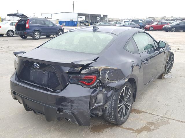 JF1ZCAC12E8601031 - 2014 SUBARU BRZ 2.0 LI GRAY photo 4