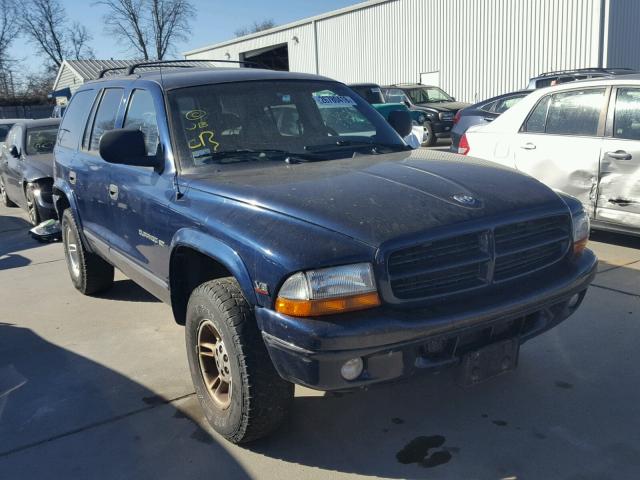 1B4HS28Z3XF684297 - 1999 DODGE DURANGO BLUE photo 1