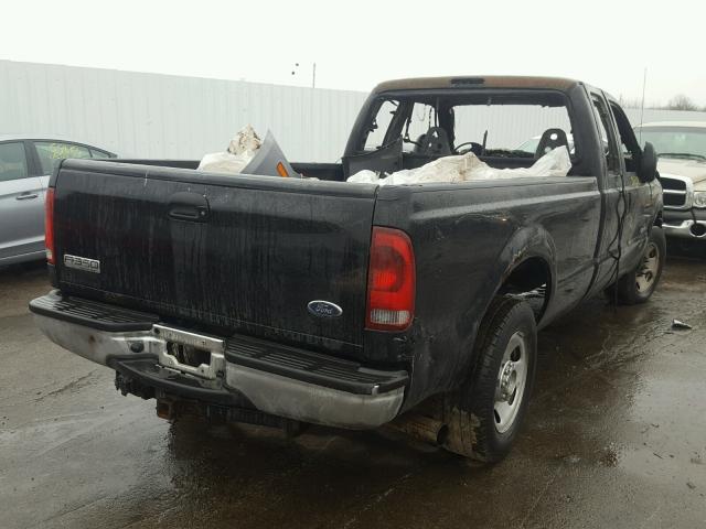 1FTWX30P85ED27079 - 2005 FORD F350 SRW S BLACK photo 4