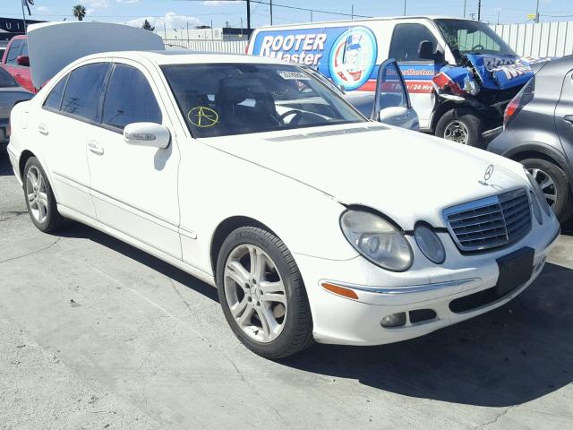 WDBUF56J76A930282 - 2006 MERCEDES-BENZ E 350 WHITE photo 1