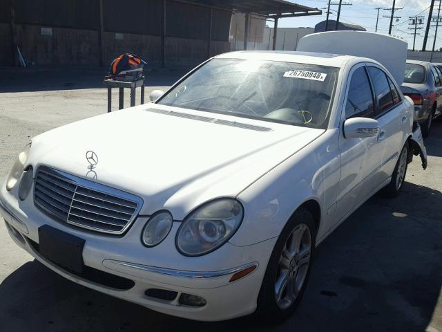 WDBUF56J76A930282 - 2006 MERCEDES-BENZ E 350 WHITE photo 2