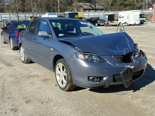 JM1BK32F981114333 - 2008 MAZDA 3 I GRAY photo 1