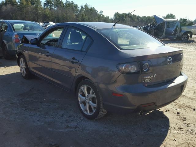 JM1BK32F981114333 - 2008 MAZDA 3 I GRAY photo 3