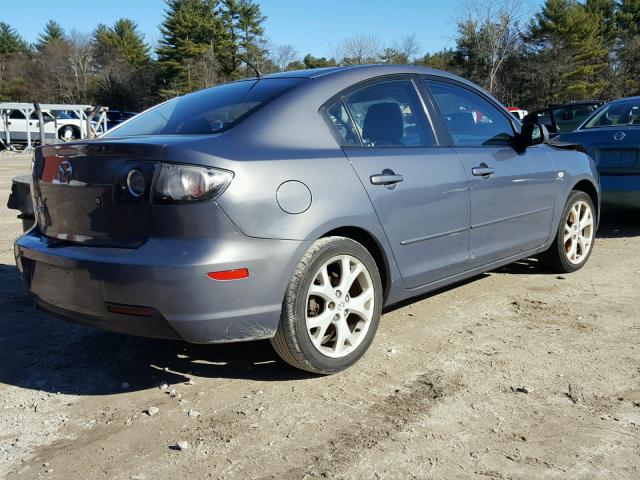 JM1BK32F981114333 - 2008 MAZDA 3 I GRAY photo 4