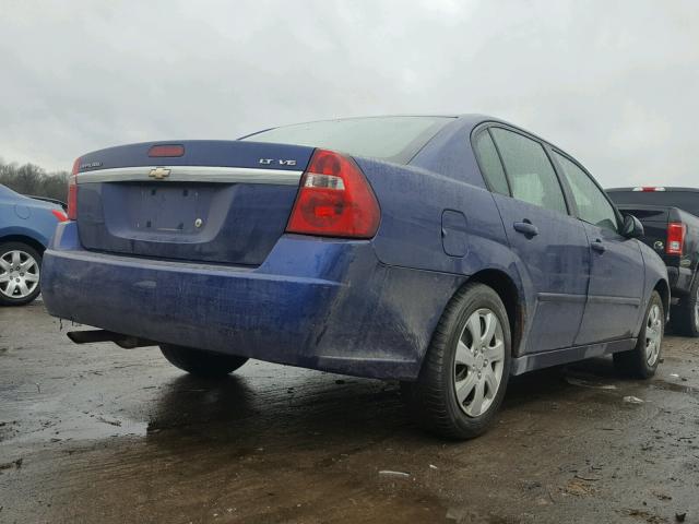 1G1ZT58NX7F114552 - 2007 CHEVROLET MALIBU LT BLUE photo 4