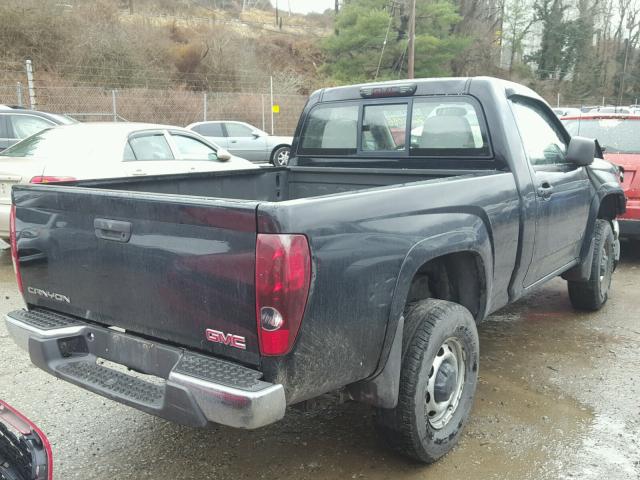 1GTDT148368246016 - 2006 GMC CANYON BLACK photo 4