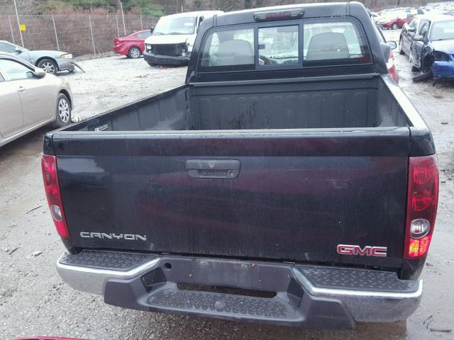 1GTDT148368246016 - 2006 GMC CANYON BLACK photo 6