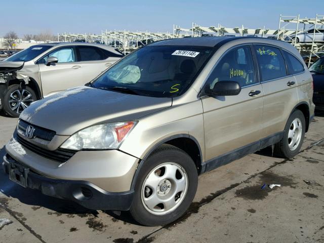 5J6RE48328L001430 - 2008 HONDA CR-V LX GOLD photo 2