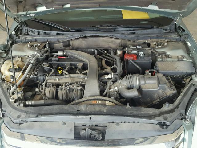 3FAHP07Z58R270166 - 2008 FORD FUSION SE GREEN photo 7