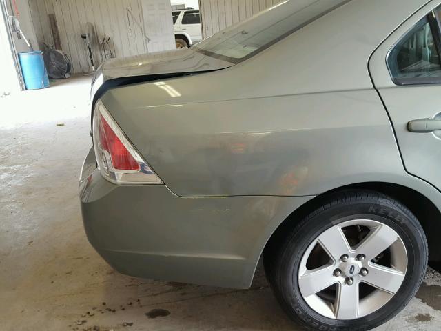 3FAHP07Z58R270166 - 2008 FORD FUSION SE GREEN photo 9