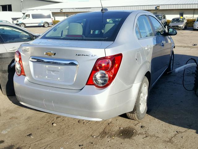 1G1JC5SH5F4123671 - 2015 CHEVROLET SONIC LT SILVER photo 4